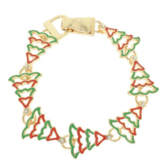 Holiday Christmas Tree Magnetic Bracelet - Picture 1 of 2